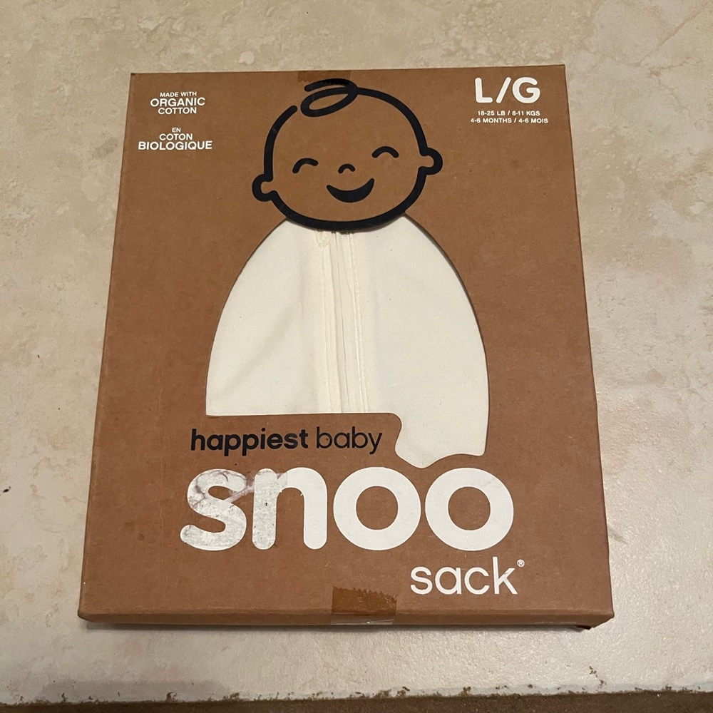 Happiest Baby Snoo Sack in White